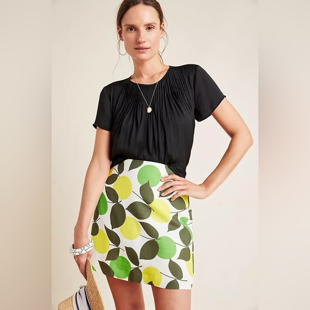NWOT Anthropologie Corey Lynn Calter Citron Mini
Skirt